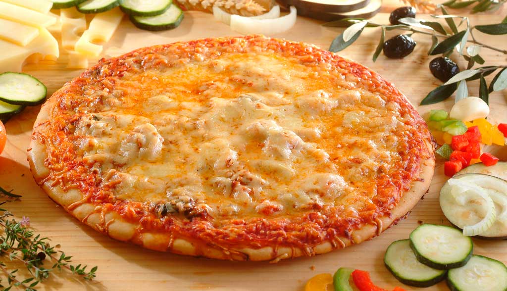 Pizza aux légumes du soleil La Borie Bio horizontale