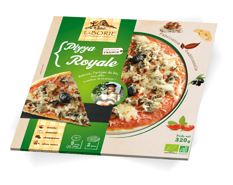 Pizza royale La Borie Bio packaging